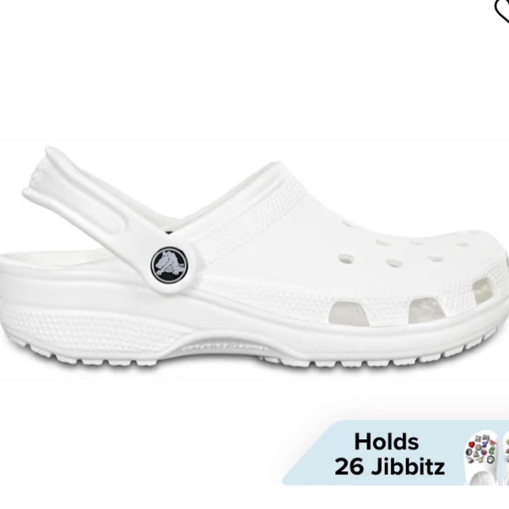 White Crocs